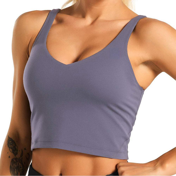 Women's Crop Tank Top Padded