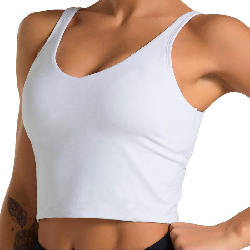 Women's Crop Tank Top Padded