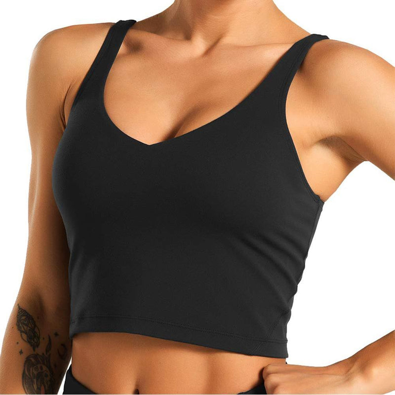 Women's Crop Tank Top Padded