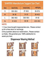 SHAPERX Tummy Control Shapewear for Women Seamless Colombianas Faja Bodysuit Open Bust Mid-Thigh Body Shaper Shorts