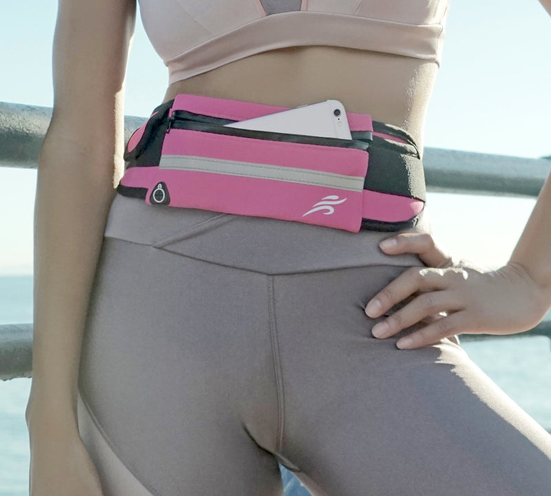 Velocity Water-Resistant Sports Running Belt and Fanny Pack