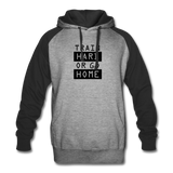 Train Hard or Go Home Hoodie - heather gray/black