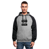 Train Hard or Go Home Hoodie - heather gray/black